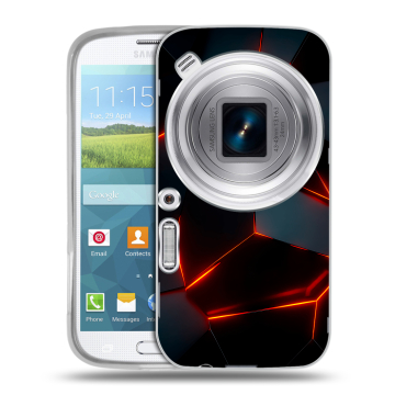Пластиковый чехол на Samsung Galaxy K Zoom с принтом Яркие абстракции