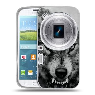 Пластиковый чехол на Samsung Galaxy K Zoom с принтом Волк