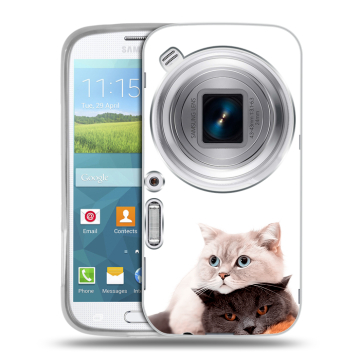 Пластиковый чехол на Samsung Galaxy K Zoom с принтом Кошки