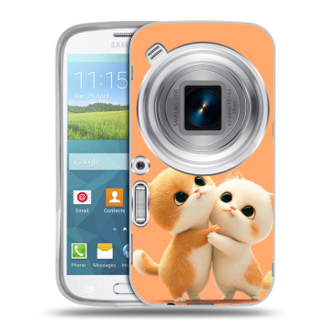 Пластиковый чехол на Samsung Galaxy K Zoom с принтом Милые котики
