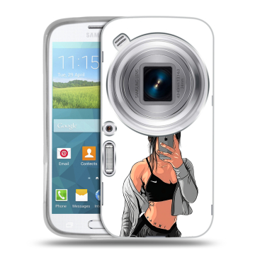 Пластиковый чехол на Samsung Galaxy K Zoom с принтом Женские принты