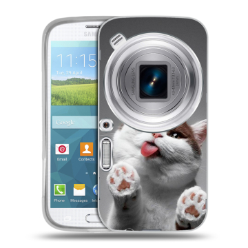 Пластиковый чехол на Samsung Galaxy K Zoom с принтом Коты