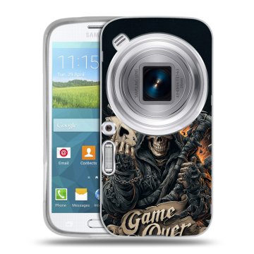 Пластиковый чехол на Samsung Galaxy K Zoom с принтом Скелет карты