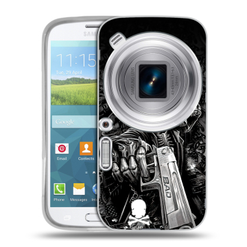 Пластиковый чехол на Samsung Galaxy K Zoom с принтом Скелет