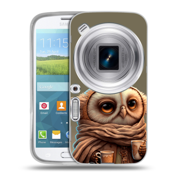 Пластиковый чехол на Samsung Galaxy K Zoom с принтом Сова