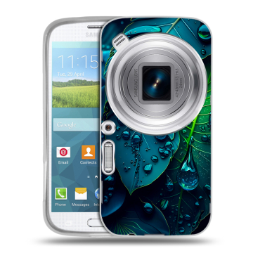 Пластиковый чехол на Samsung Galaxy K Zoom с принтом Листья