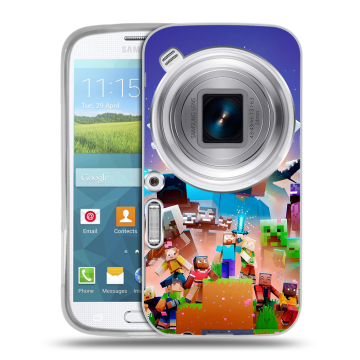 Пластиковый чехол на Samsung Galaxy K Zoom с принтом Майнкрафт Minecraft Пластиковый чехол на Samsung Galaxy K Zoom с принтом Майнкрафт Minecraft