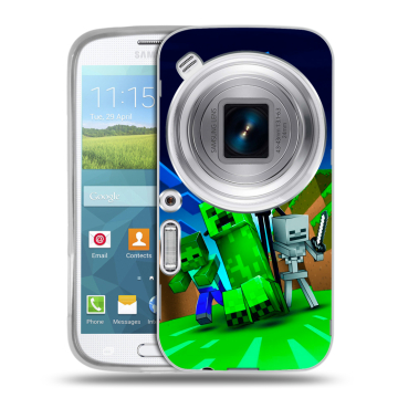 Пластиковый чехол на Samsung Galaxy K Zoom с принтом Майнкрафт Пластиковый чехол на Samsung Galaxy K Zoom с принтом Майнкрафт