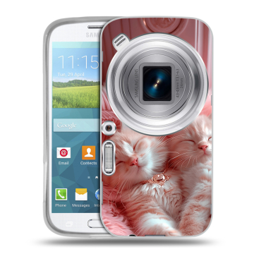 Пластиковый чехол на Samsung Galaxy K Zoom с принтом котята котики Пластиковый чехол на Samsung Galaxy K Zoom с принтом котята котики