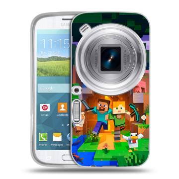 Пластиковый чехол на Samsung Galaxy K Zoom с принтом Майнкрафт Minecraft Пластиковый чехол на Samsung Galaxy K Zoom с принтом Майнкрафт Minecraft