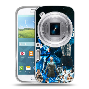 Пластиковый чехол на Samsung Galaxy K Zoom с принтом Реал Роналдо Пластиковый чехол на Samsung Galaxy K Zoom с принтом Реал Роналдо