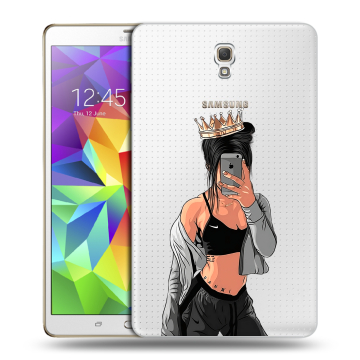 Силиконовый чехол на планшета Samsung Galaxy Tab S 8.4 с принтом Женские принты Силиконовый чехол на планшета Samsung Galaxy Tab S 8.4 с принтом Женские принты