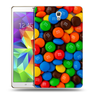 Силиконовый чехол на планшета Samsung Galaxy Tab S 8.4 с принтом Конфеты Силиконовый чехол на планшета Samsung Galaxy Tab S 8.4 с принтом Конфеты