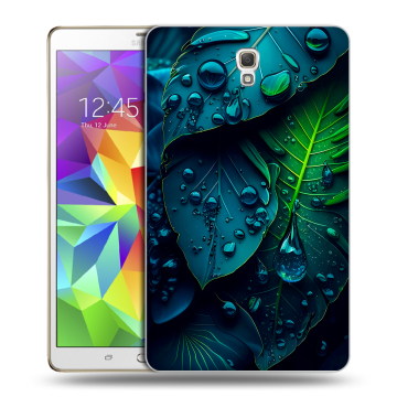 Силиконовый чехол на планшета Samsung Galaxy Tab S 8.4 с принтом Листья Силиконовый чехол на планшета Samsung Galaxy Tab S 8.4 с принтом Листья