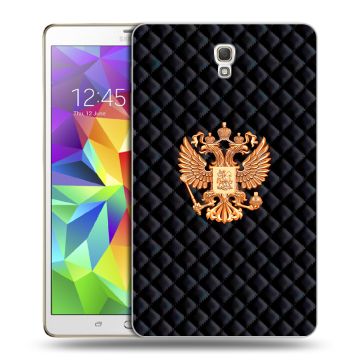 Силиконовый чехол на Samsung Galaxy Tab S 8.4 с принтом Герб России принт