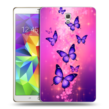 Силиконовый чехол на Samsung Galaxy Tab S 8.4 с принтом Бабочки