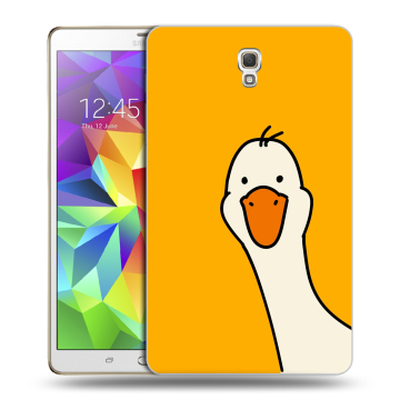 Силиконовый чехол на Samsung Galaxy Tab S 8.4 с принтом Утка