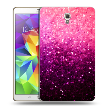 Силиконовый чехол на Samsung Galaxy Tab S 8.4 с принтом Блестки