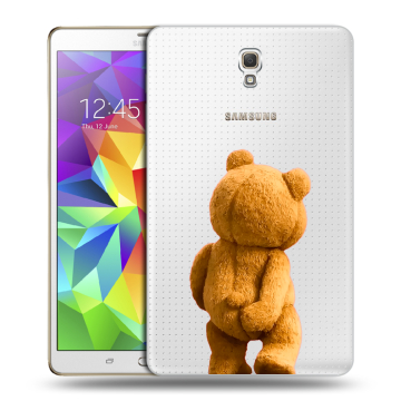 Силиконовый чехол на Samsung Galaxy Tab S 8.4 с принтом Медведь