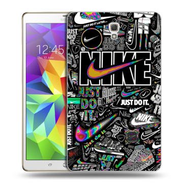 Силиконовый чехол на Samsung Galaxy Tab S 8.4 с принтом Найк
