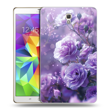 Силиконовый чехол на Samsung Galaxy Tab S 8.4 с принтом Розы цветы