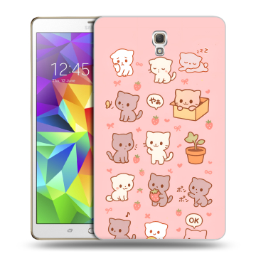 Силиконовый чехол на Samsung Galaxy Tab S 8.4 с принтом Hello Kitty Хелоу Кити Силиконовый чехол на Samsung Galaxy Tab S 8.4 с принтом Hello Kitty Хелоу Кити
