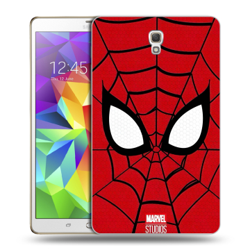 Силиконовый чехол на Samsung Galaxy Tab S 8.4 с принтом человек паук spiderman