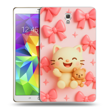 Силиконовый чехол на Samsung Galaxy Tab S 8.4 с принтом для девочек