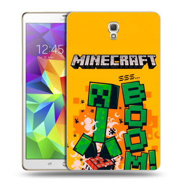 Силиконовый чехол на Samsung Galaxy Tab S 8.4 с принтом Майнкрафт Minecraft