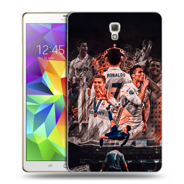 Силиконовый чехол на Samsung Galaxy Tab S 8.4 с принтом Реал Роналдо Real Ronaldo Силиконовый чехол на Samsung Galaxy Tab S 8.4 с принтом Реал Роналдо Real Ronaldo