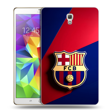 Силиконовый чехол на Samsung Galaxy Tab S 8.4 с принтом Барселона Barcelona