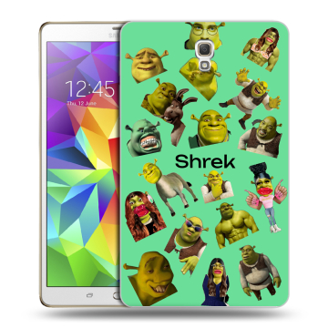 Силиконовый чехол на Samsung Galaxy Tab S 8.4 с принтом Шрек Shrek Силиконовый чехол на Samsung Galaxy Tab S 8.4 с принтом Шрек Shrek