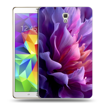 Силиконовый чехол на Samsung Galaxy Tab S 8.4 с принтом женский цветы