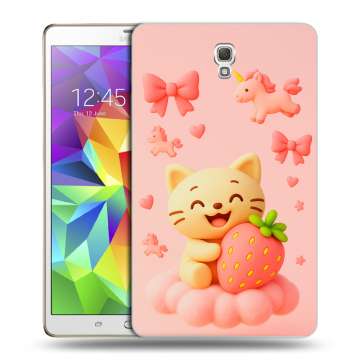 Силиконовый чехол на Samsung Galaxy Tab S 8.4 с принтом для девочек