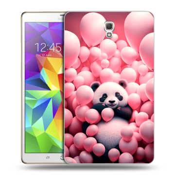 Силиконовый чехол на Samsung Galaxy Tab S 8.4 с принтом Панда