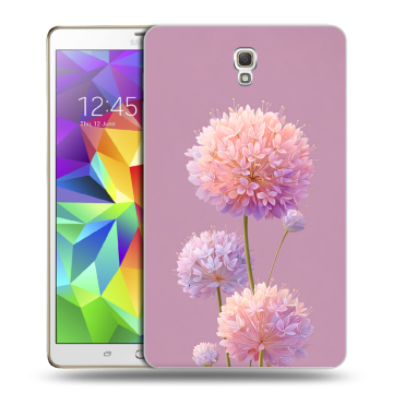 Силиконовый чехол на Samsung Galaxy Tab S 8.4 с принтом Цветы
