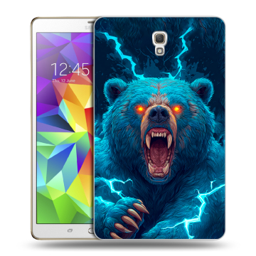 Силиконовый чехол на Samsung Galaxy Tab S 8.4 с принтом Медведь Силиконовый чехол на Samsung Galaxy Tab S 8.4 с принтом Медведь