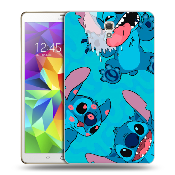 Силиконовый чехол на Samsung Galaxy Tab S 8.4 с принтом Лило и Стич Силиконовый чехол на Samsung Galaxy Tab S 8.4 с принтом Лило и Стич