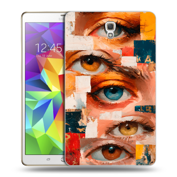 Силиконовый чехол на Samsung Galaxy Tab S 8.4 с принтом Модный принт Силиконовый чехол на Samsung Galaxy Tab S 8.4 с принтом Модный принт