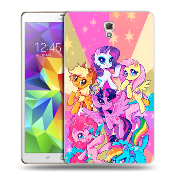 Силиконовый чехол на Samsung Galaxy Tab S 8.4 с принтом My little pony Дружба чудо