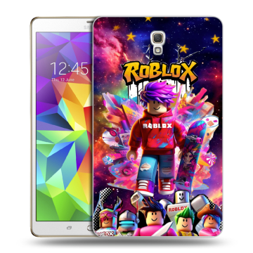 Силиконовый чехол на Samsung Galaxy Tab S 8.4 с принтом Roblox Роблокс