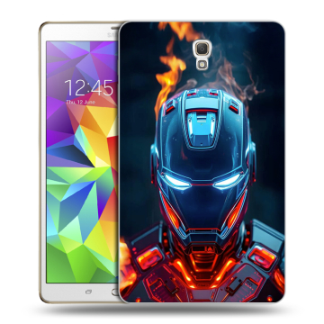 Силиконовый чехол на Samsung Galaxy Tab S 8.4 с принтом IronMan Железный человек