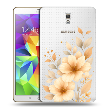 Силиконовый чехол на Samsung Galaxy Tab S 8.4 с принтом для девушки
