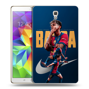 Силиконовый чехол на Samsung Galaxy Tab S 8.4 с принтом Барселона Barca Yamal 