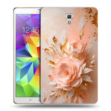 Силиконовый чехол на Samsung Galaxy Tab S 8.4 с принтом женский