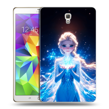 Силиконовый чехол на Samsung Galaxy Tab S 8.4 с принтом Холодное сердце Frozen