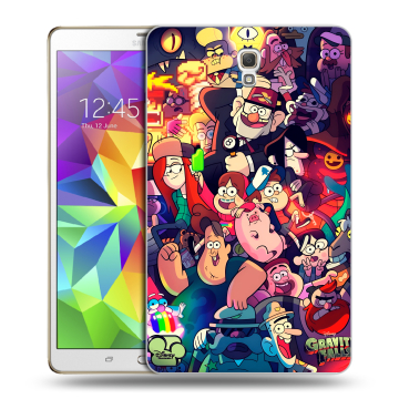 Силиконовый чехол на Samsung Galaxy Tab S 8.4 с принтом Gravity Falls Гравити Фолз