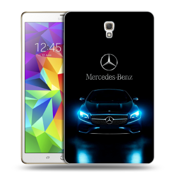 Силиконовый чехол на Samsung Galaxy Tab S 8.4 с принтом Mercedes Мерседес Силиконовый чехол на Samsung Galaxy Tab S 8.4 с принтом Mercedes Мерседес