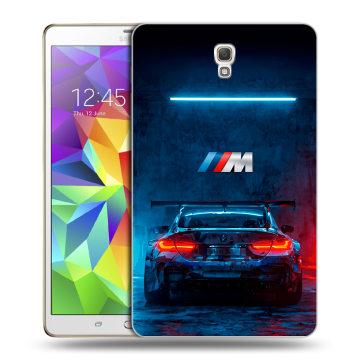 Силиконовый чехол на Samsung Galaxy Tab S 8.4 с принтом BMW БМВ
