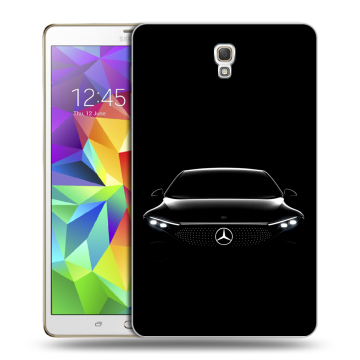 Силиконовый чехол на Samsung Galaxy Tab S 8.4 с принтом Mercedes Мерседес